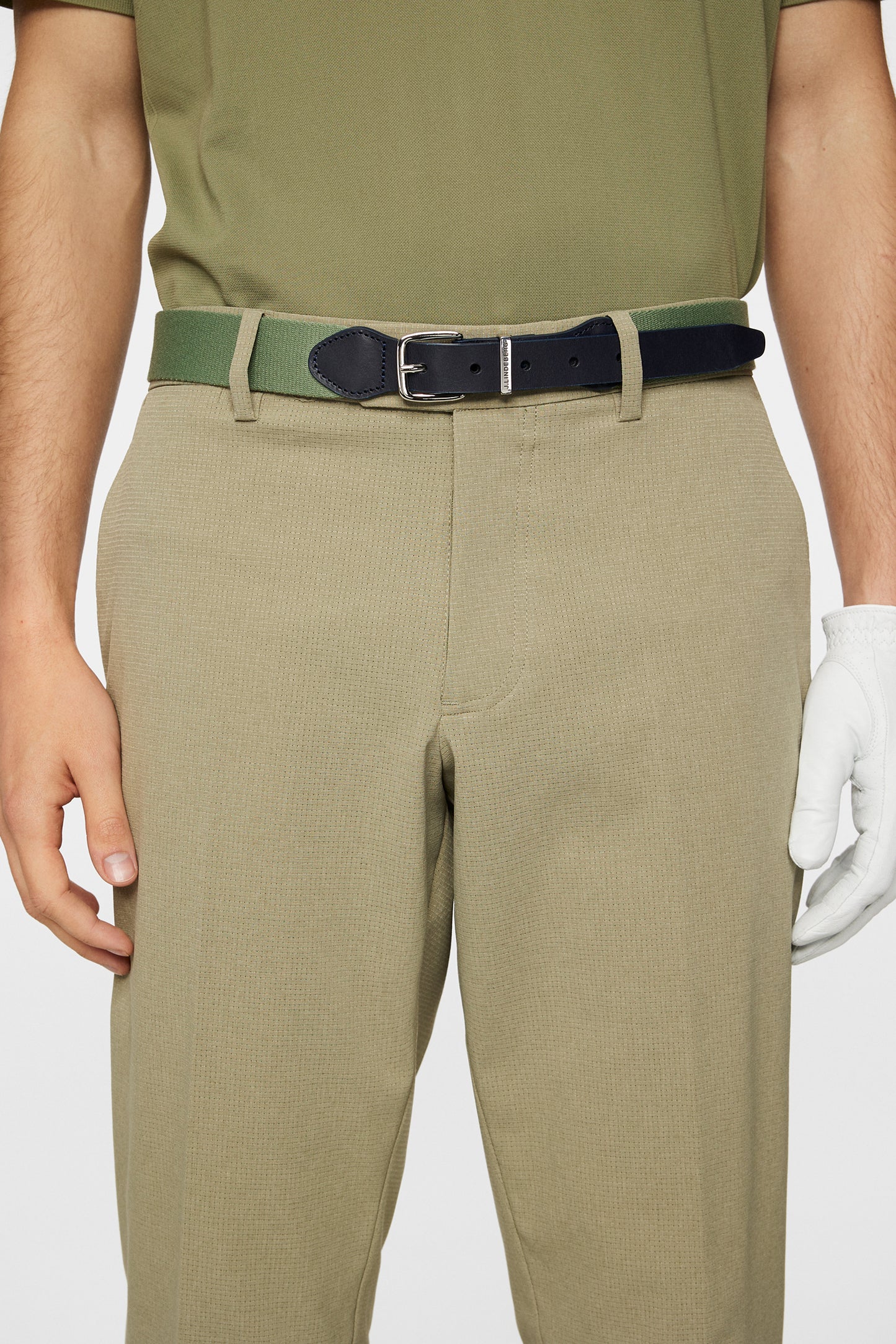 Vent Pant in Oil Green by J.Lindeberg