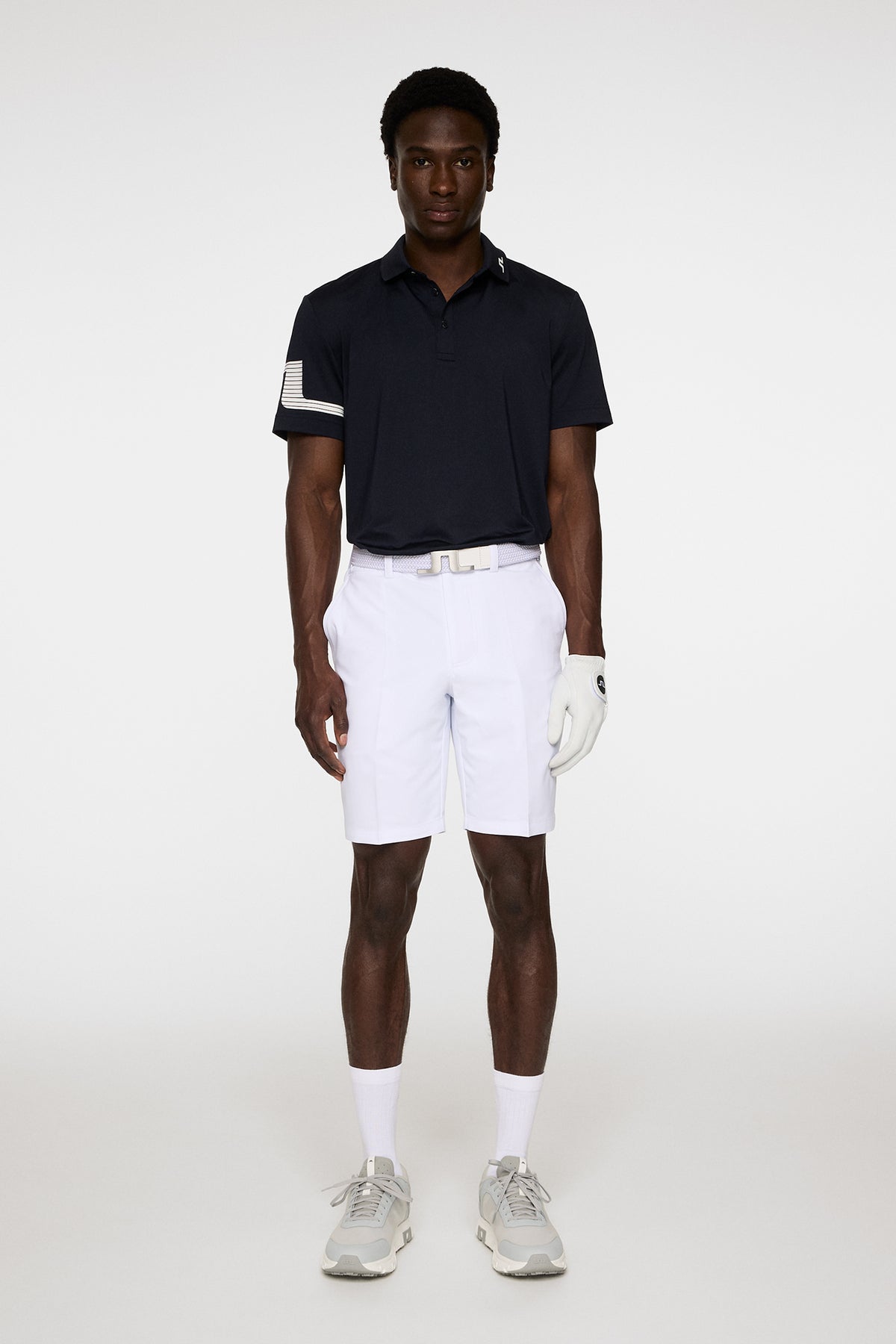 Mitch Shorts in White by J.Lindeberg