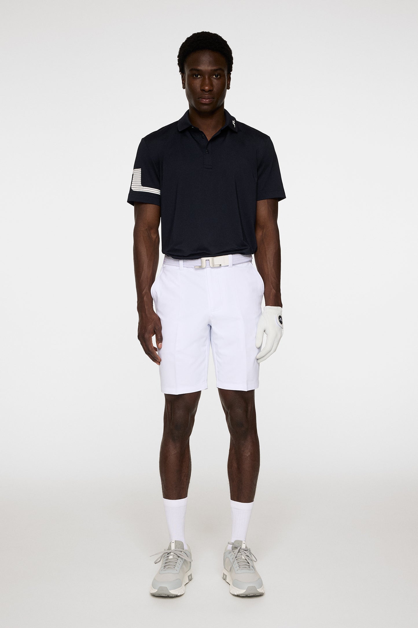 Mitch Shorts in White by J.Lindeberg