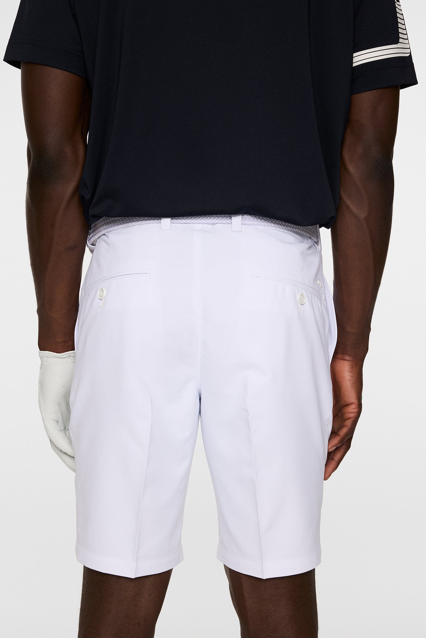 Mitch Shorts in White by J.Lindeberg