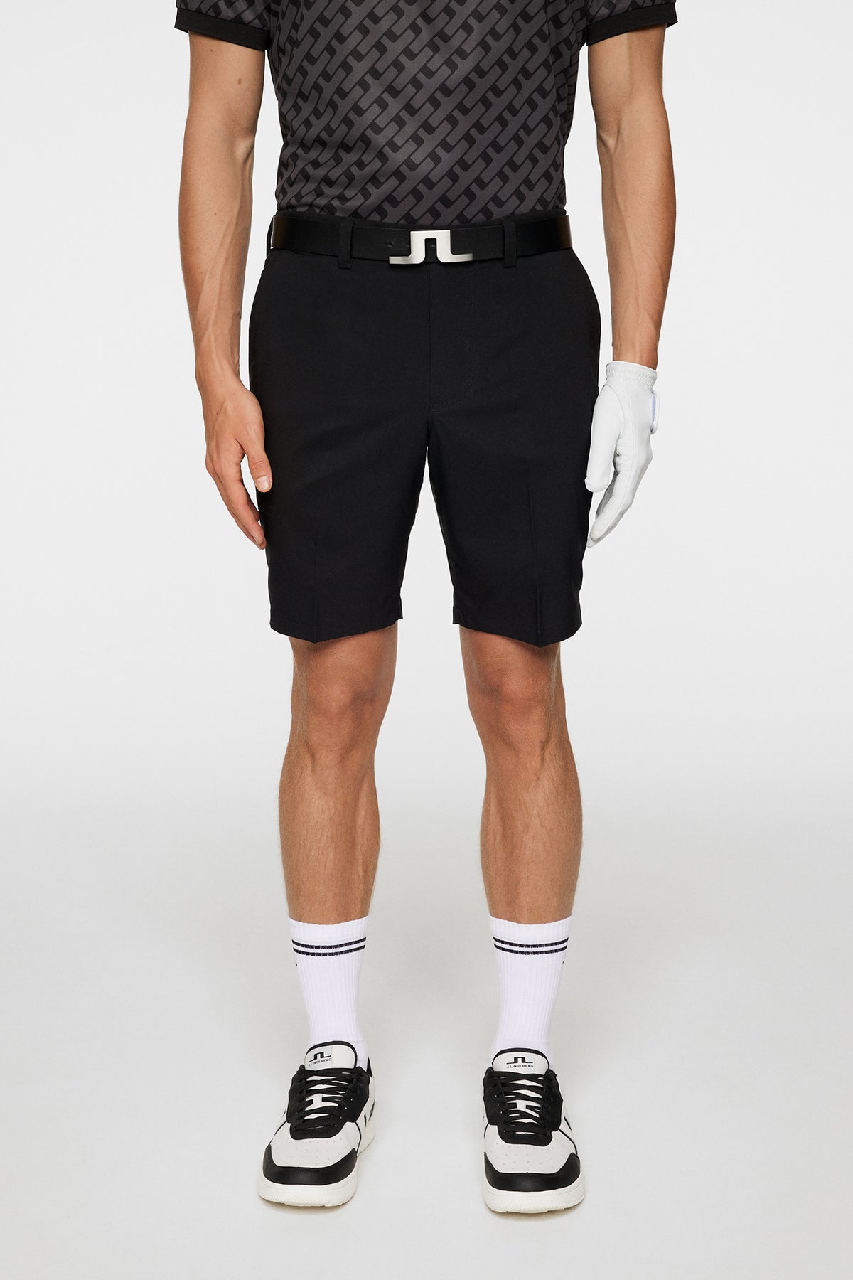 Mitch Shorts in Black by J.Lindeberg