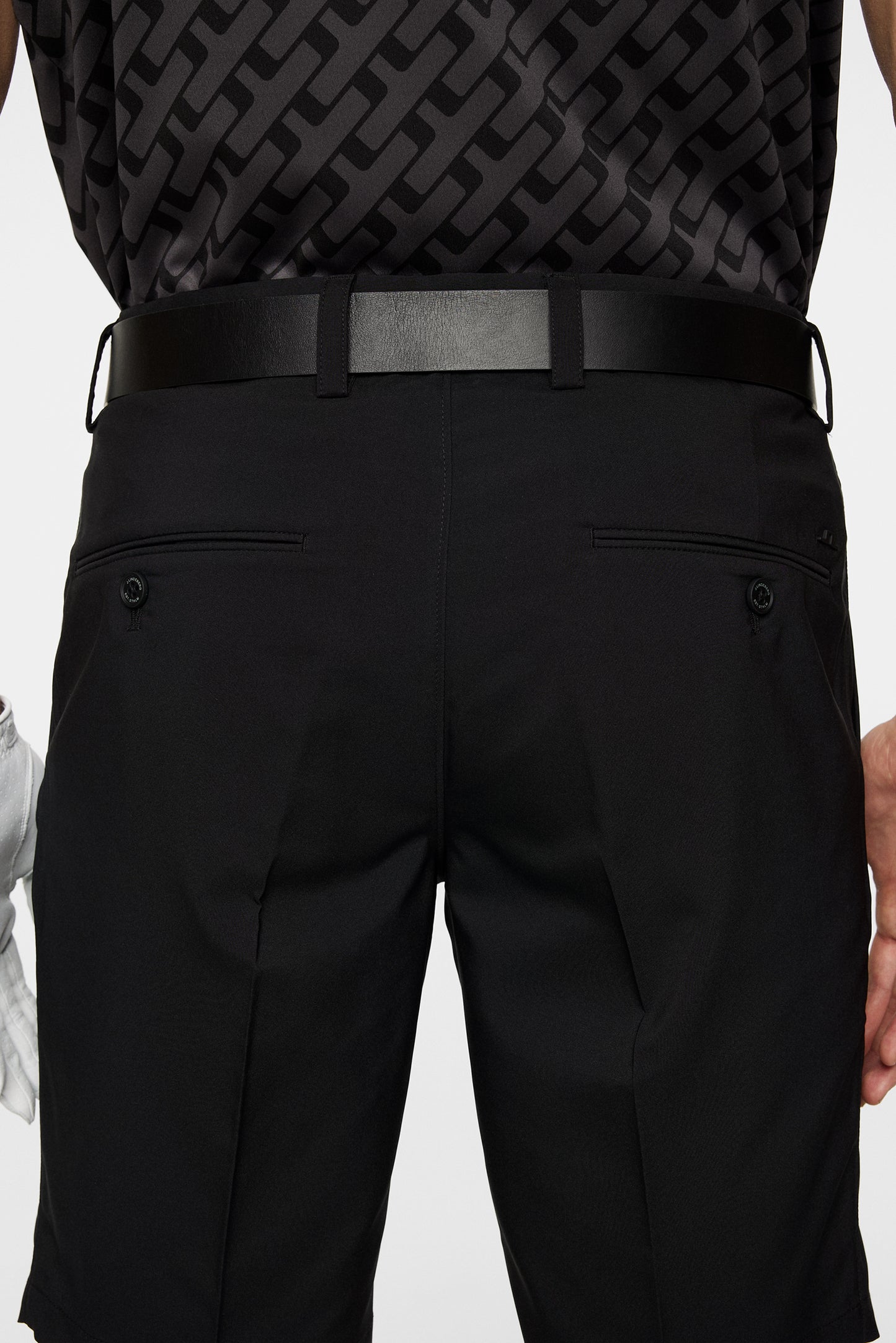 Mitch Shorts in Black by J.Lindeberg