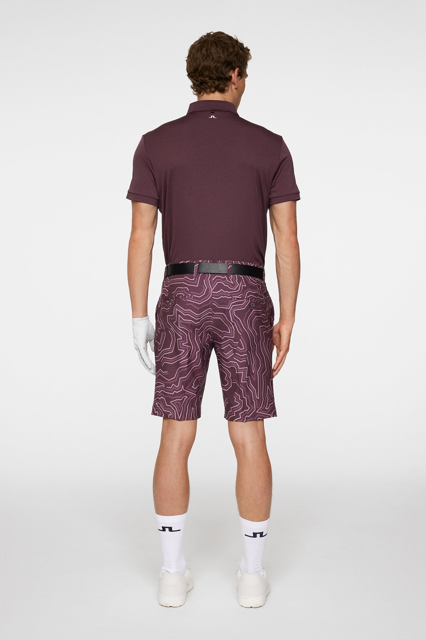Eloy Print Shorts in Topo Huckleberry L by J.Lindeberg