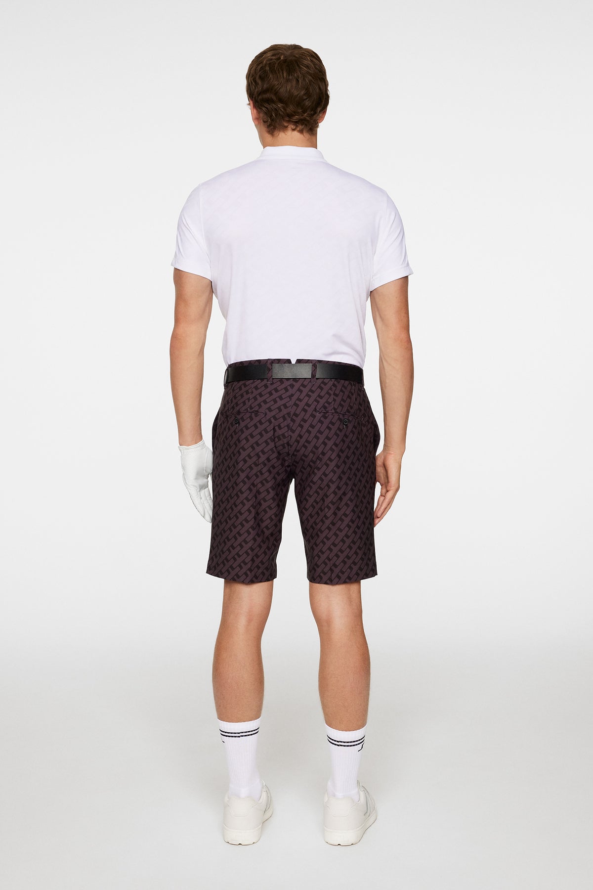 Eloy Print Shorts in Tour Geo Tonal Black M by J.Lindeberg