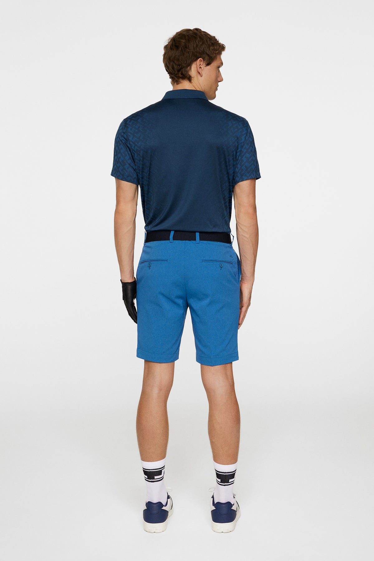 Vent Shorts in Dark Blue by J.Lindeberg