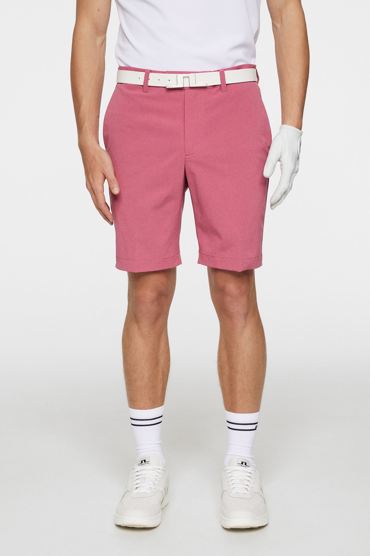 Vent Shorts in Rose Wine by J.Lindeberg