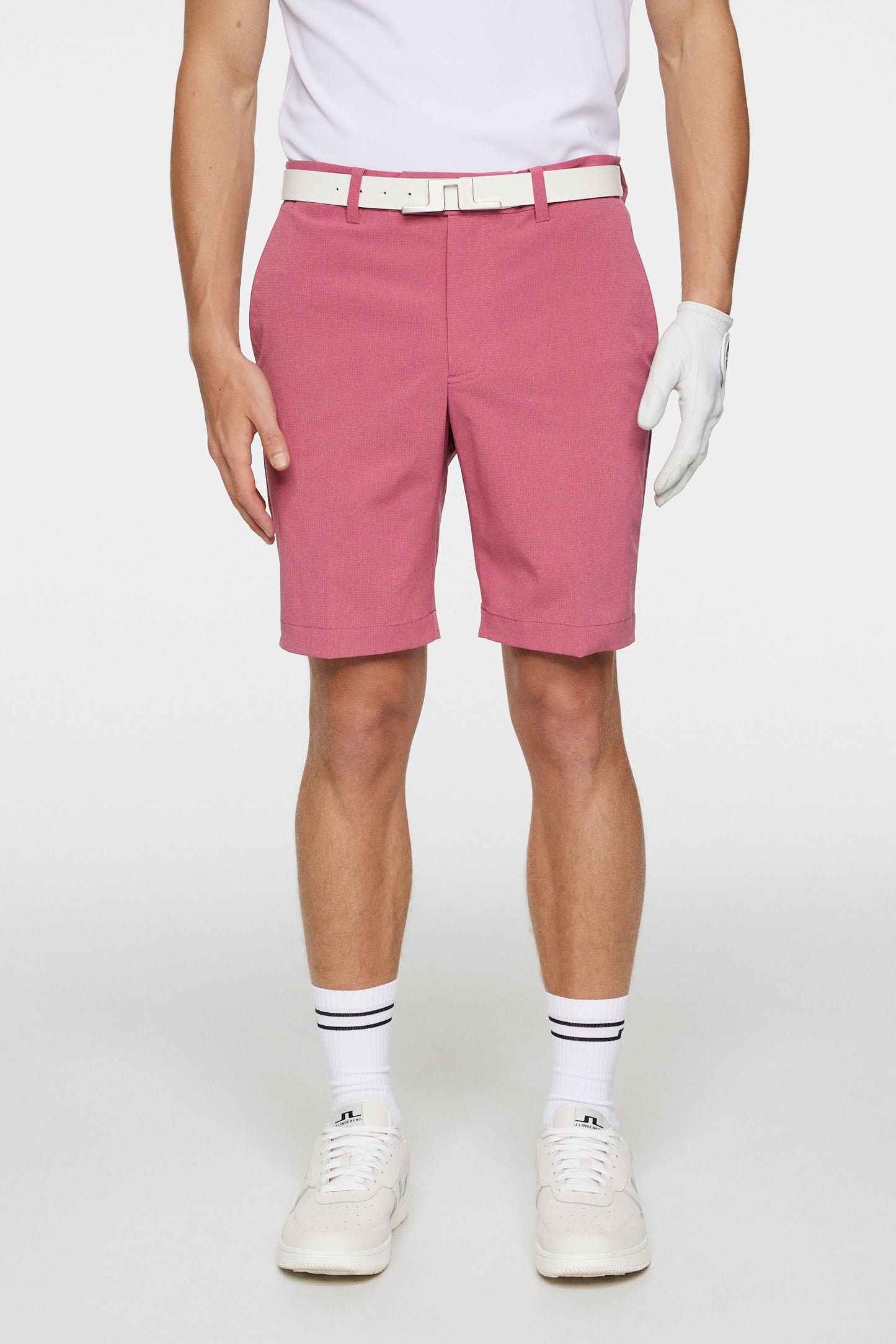 Vent Shorts in Rose Wine by J.Lindeberg