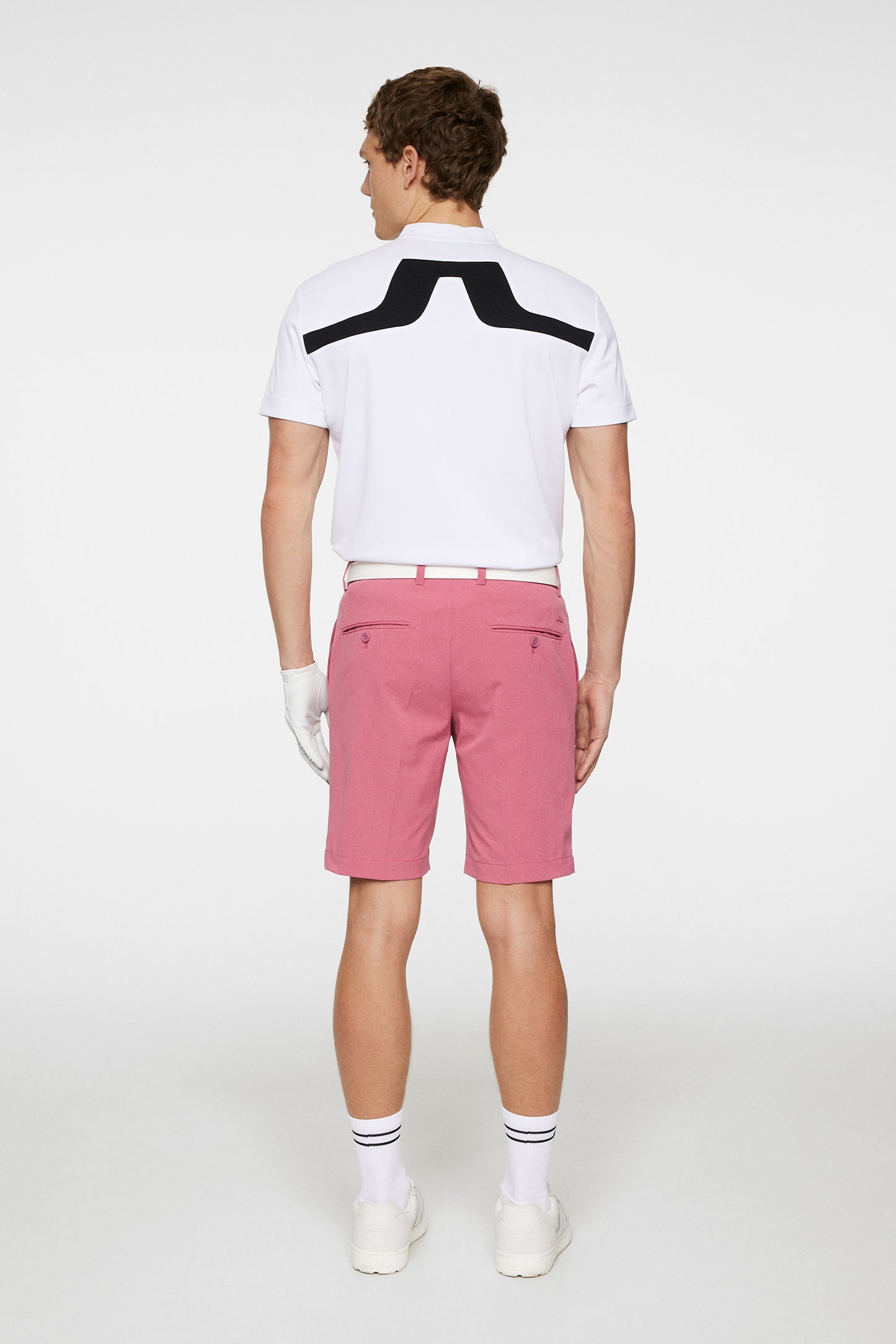 Vent Shorts in Rose Wine by J.Lindeberg