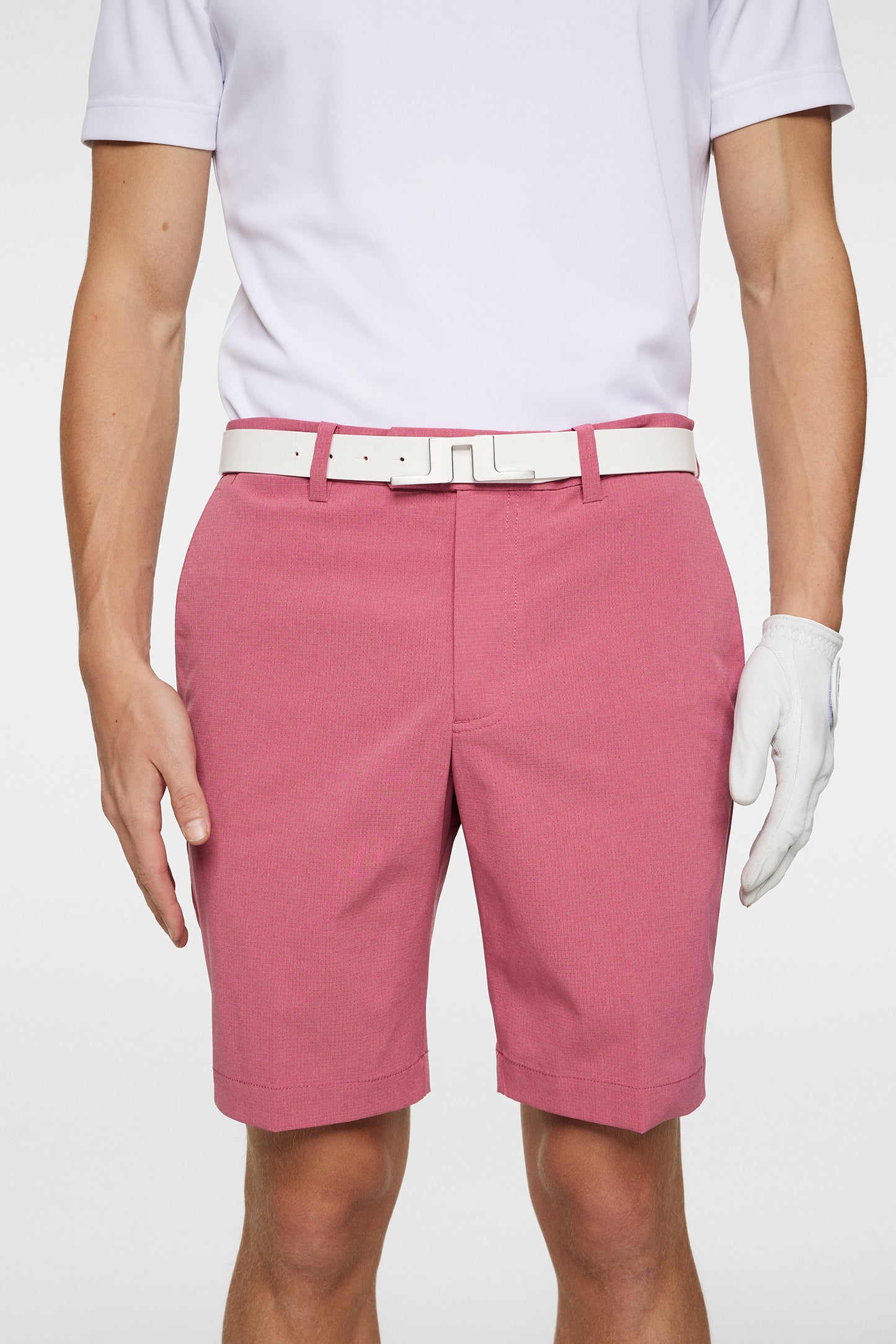 Vent Shorts in Rose Wine by J.Lindeberg
