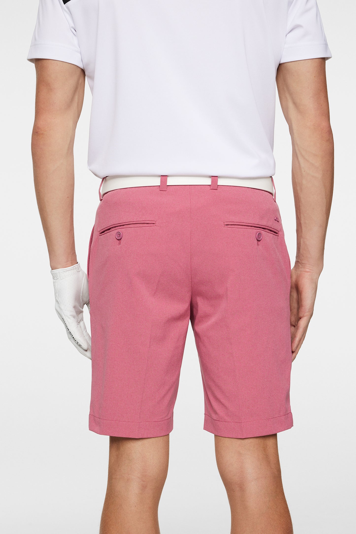Vent Shorts in Rose Wine by J.Lindeberg