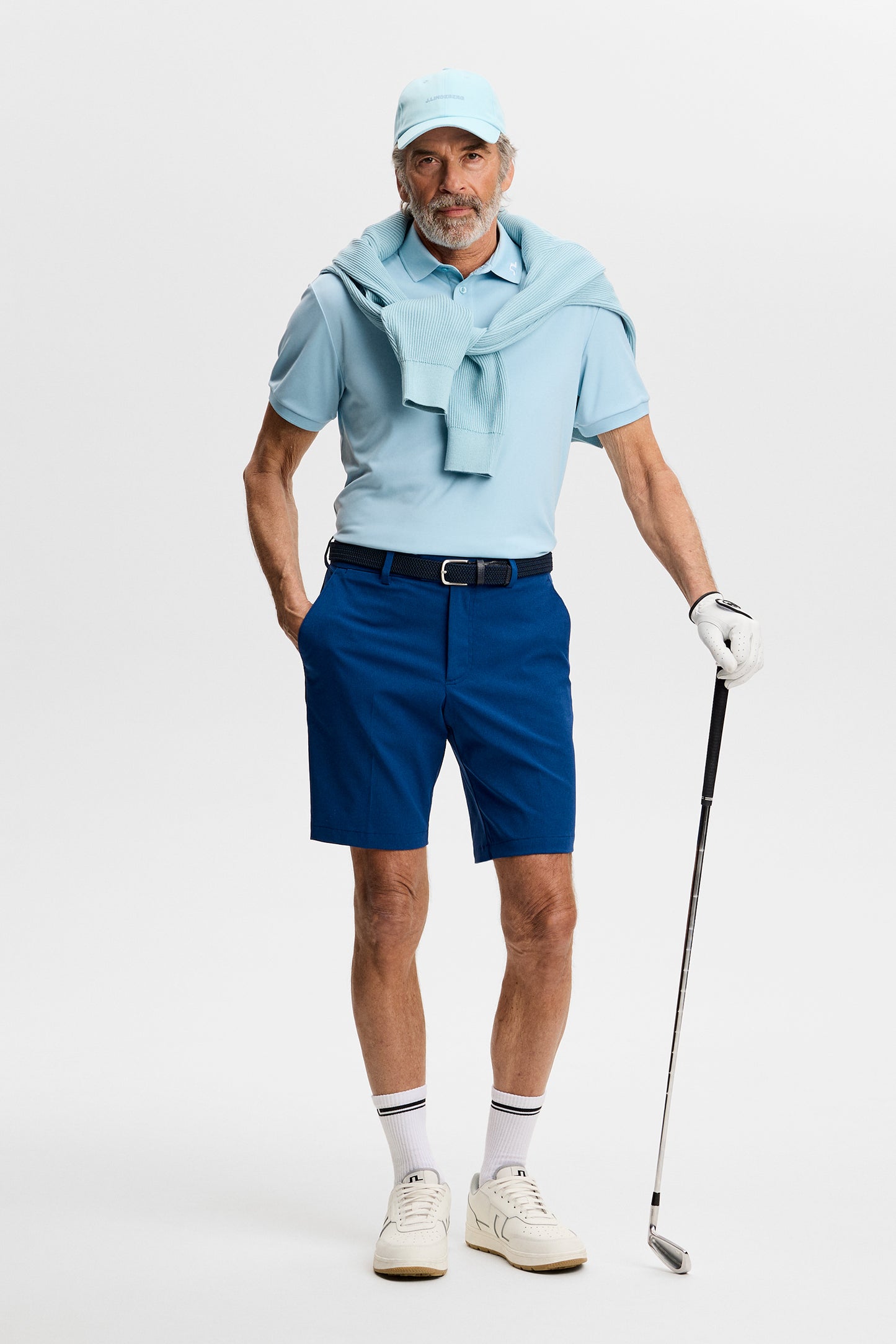 Vent Shorts in Estate Blue by J.Lindeberg