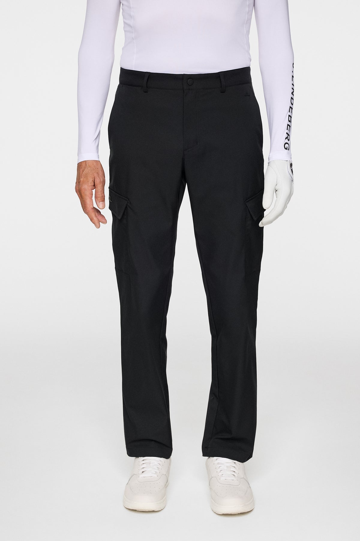 Aksel Cargo Pant in Black by J.Lindeberg