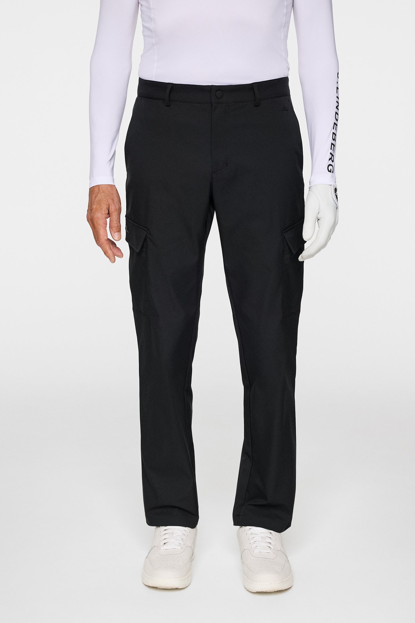 Aksel Cargo Pant in Black by J.Lindeberg