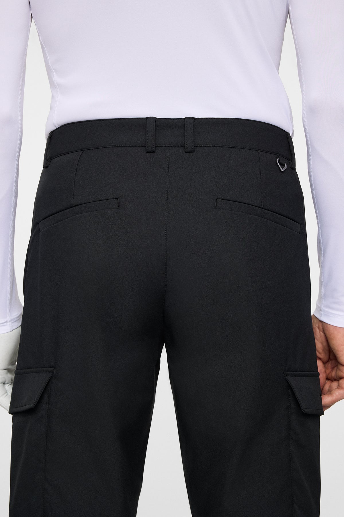 Aksel Cargo Pant in Black by J.Lindeberg
