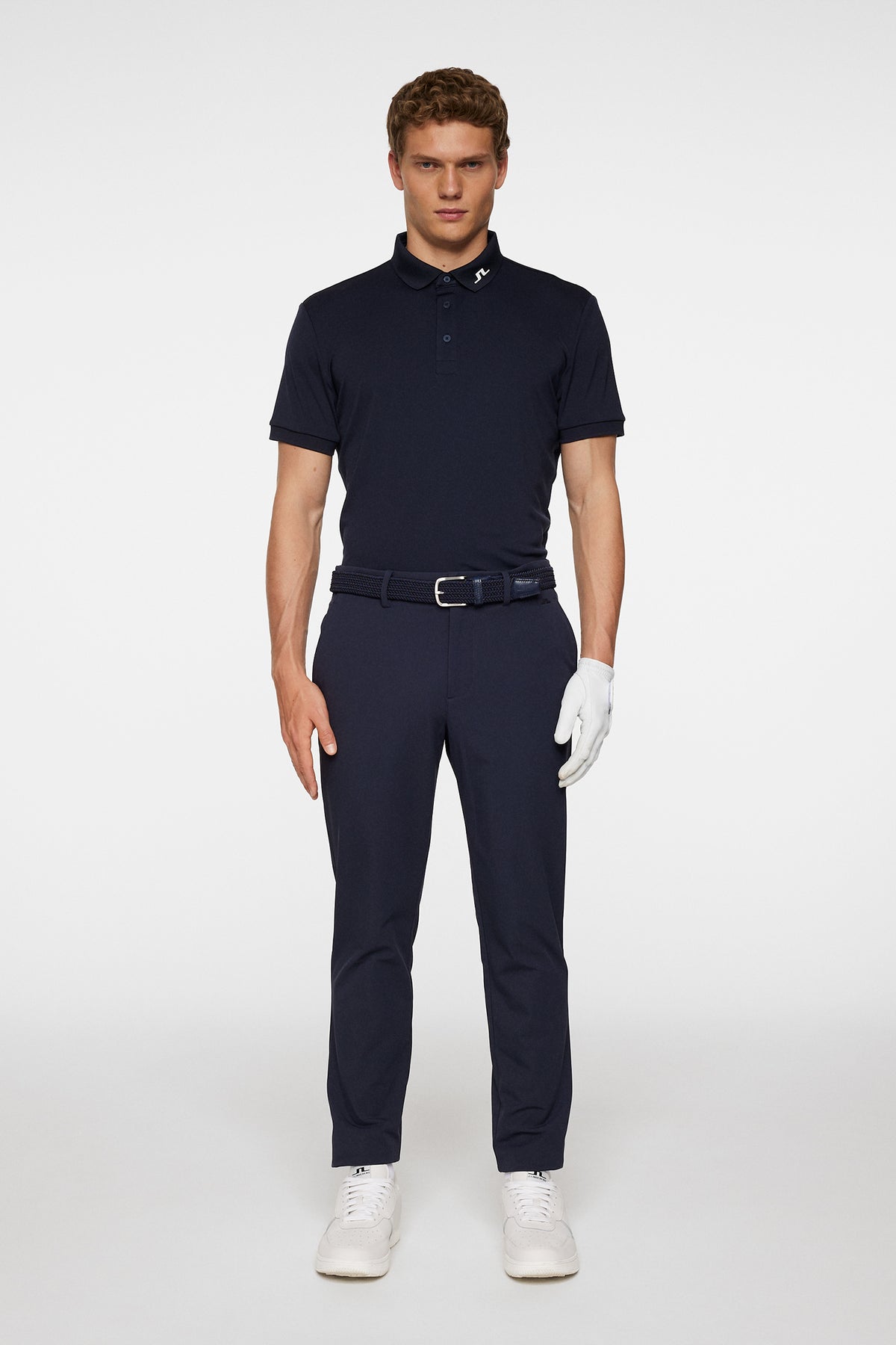 Axil Fleece Twill Pant in JL Navy by J.Lindeberg