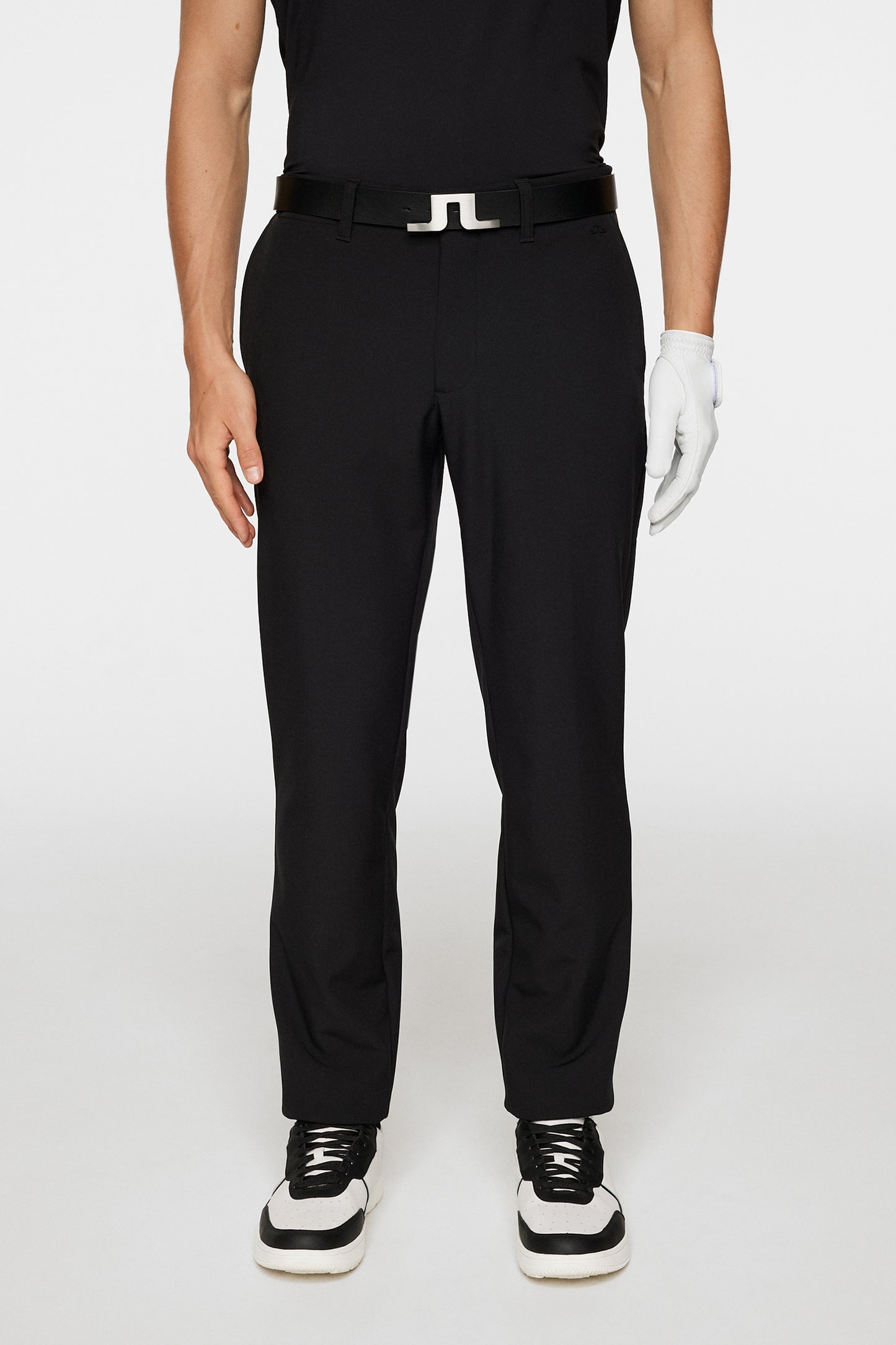 Ellott Bonded Fleece Pant in Black by J.Lindeberg