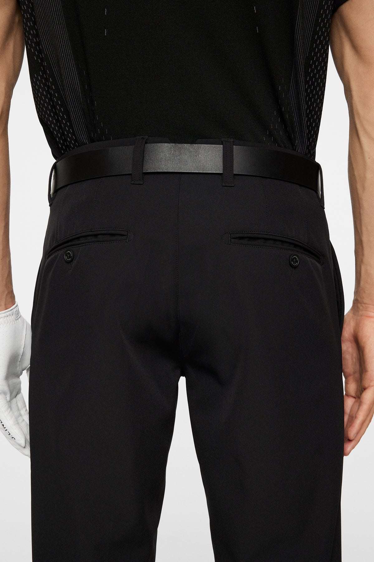 Ellott Bonded Fleece Pant in Black by J.Lindeberg