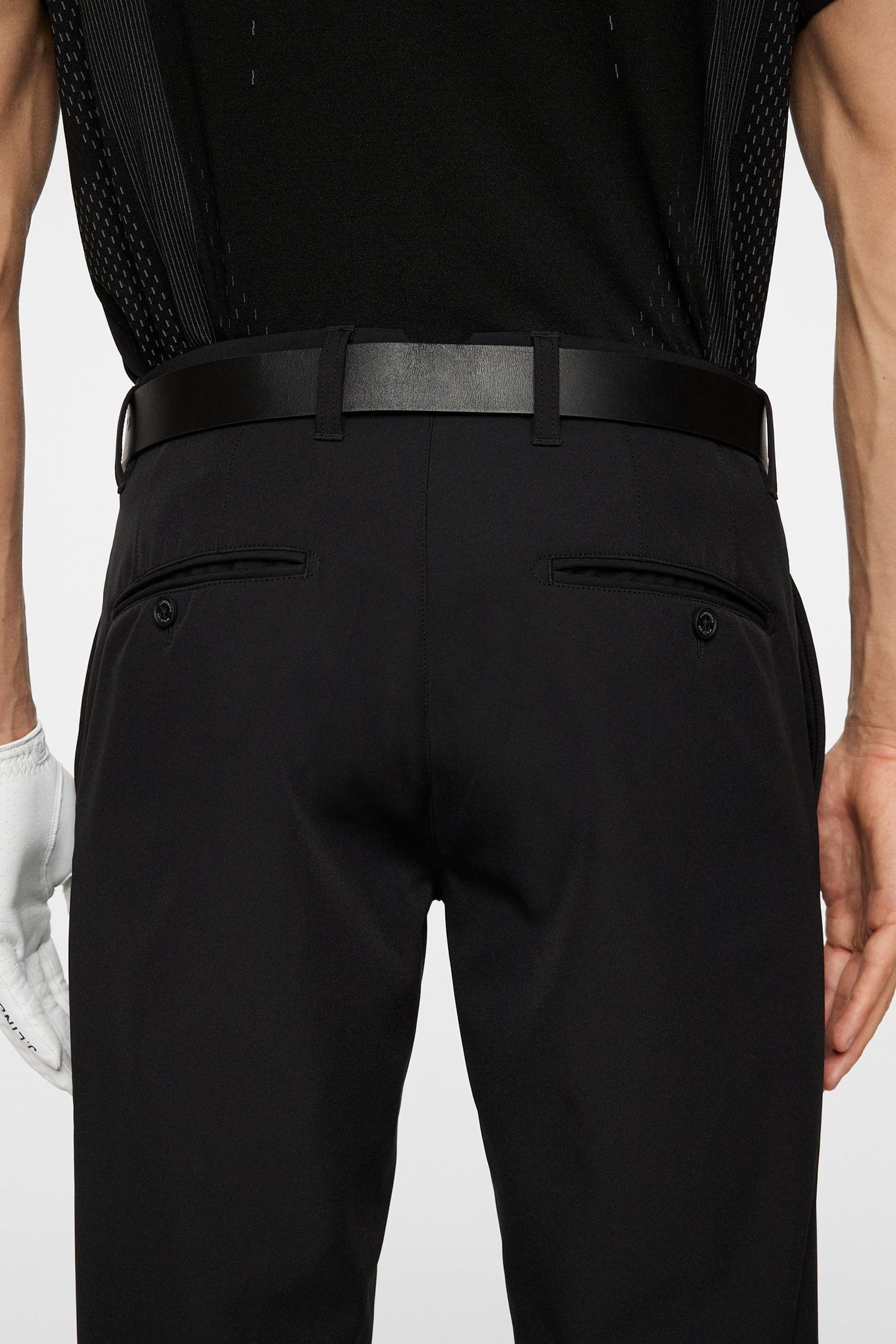 Ellott Bonded Fleece Pant in Black by J.Lindeberg