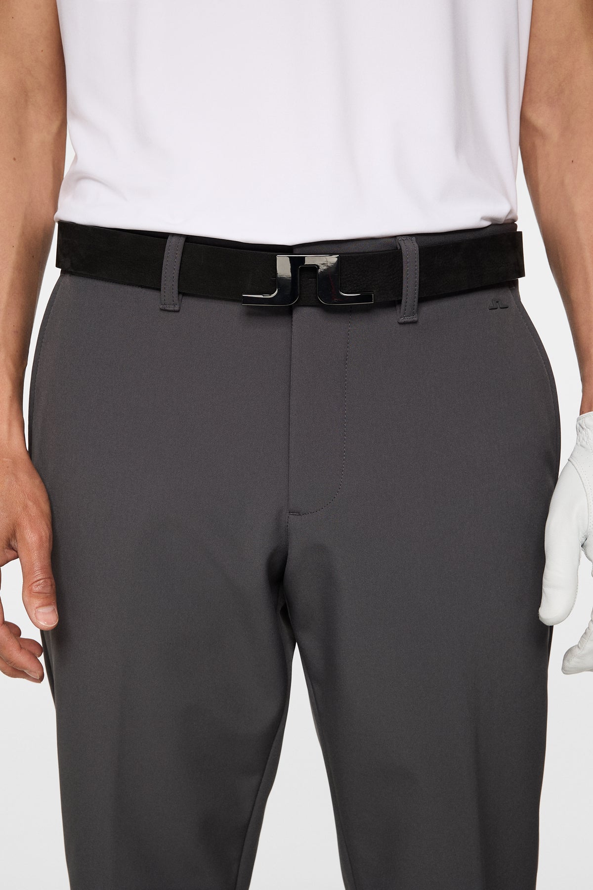 Ellott Bonded Fleece Pant in Asphalt by J.Lindeberg