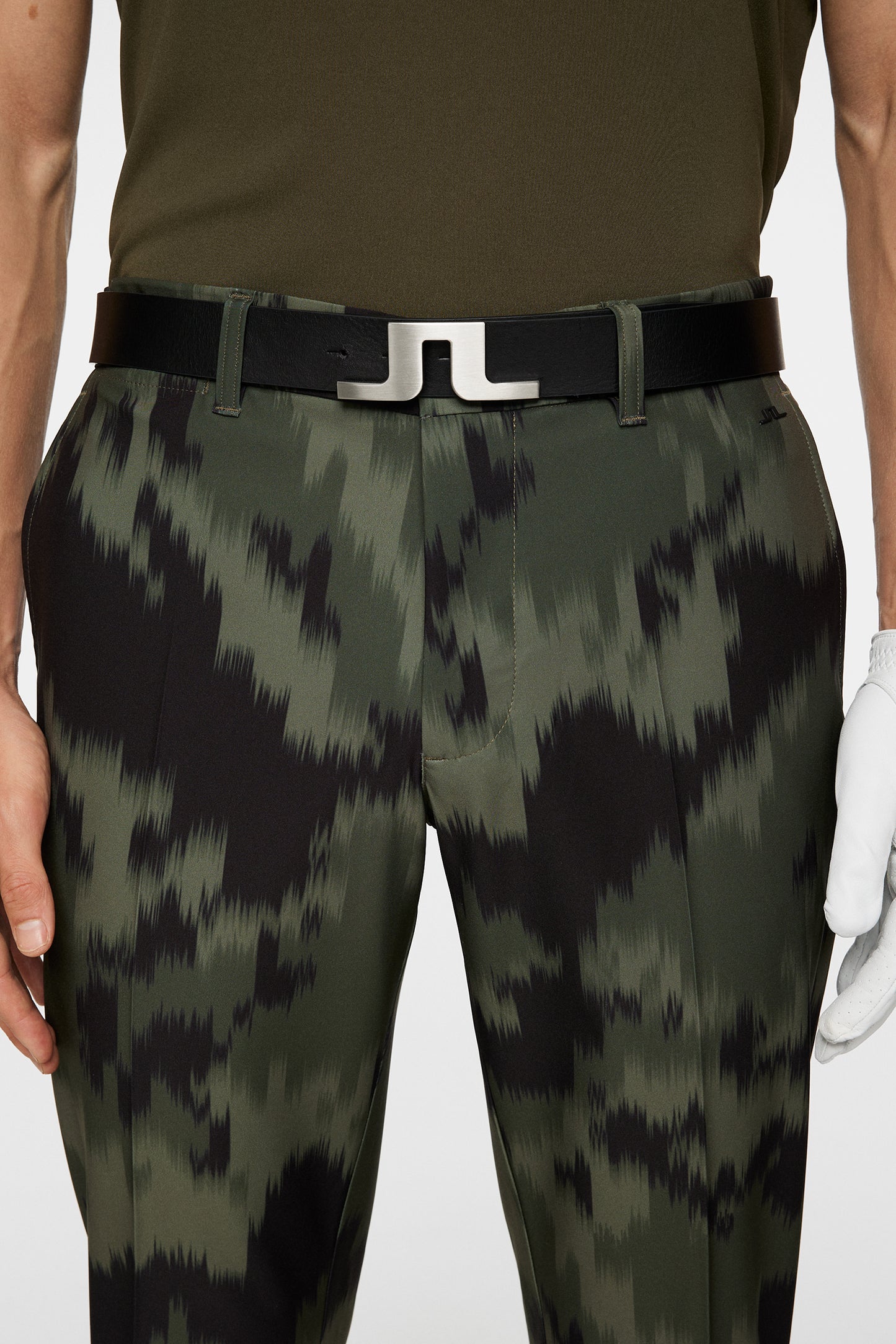 Ellott Print Pant in Warp Forest L by J.Lindeberg