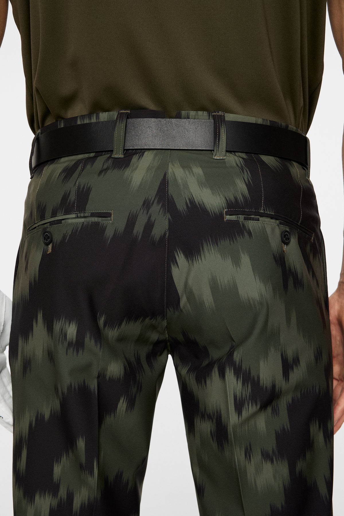 Ellott Print Pant in Warp Forest L by J.Lindeberg