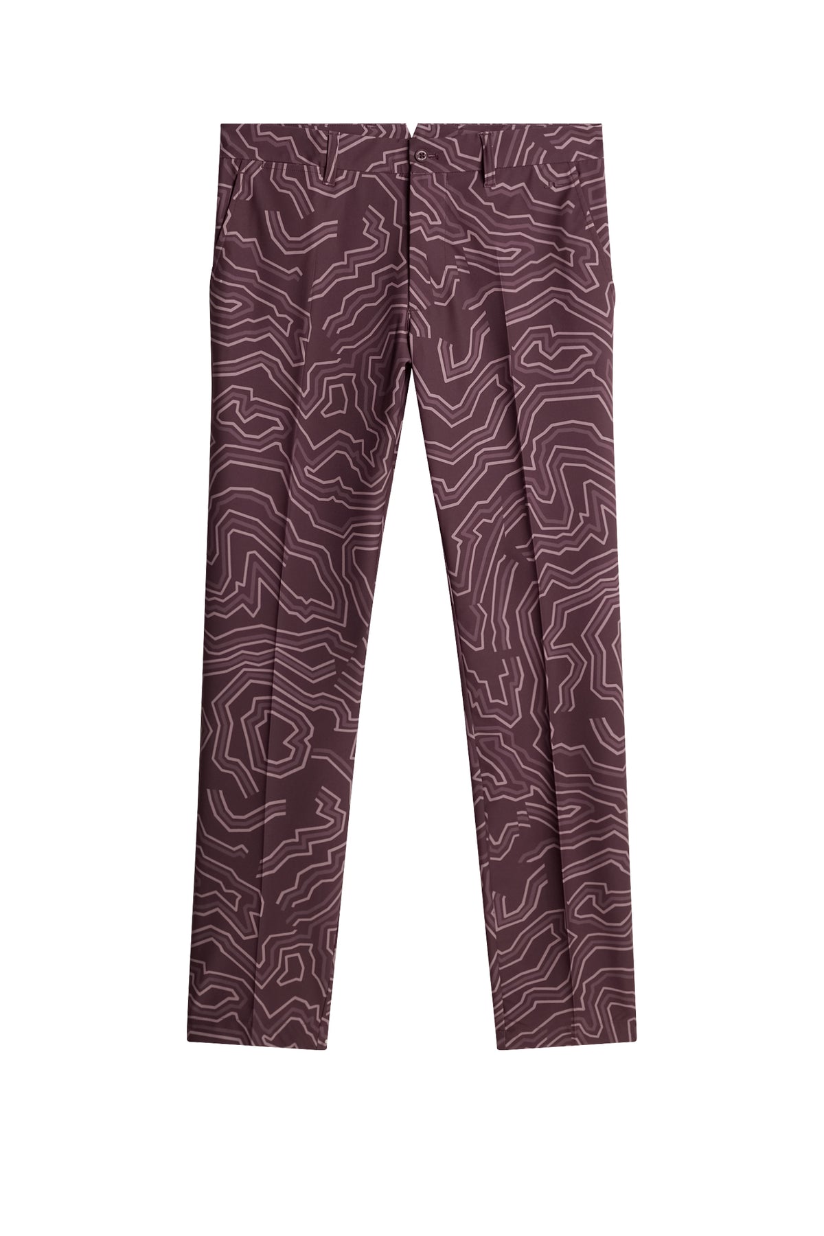 Ellott Print Pant in Topo Huckleberry L by J.Lindeberg