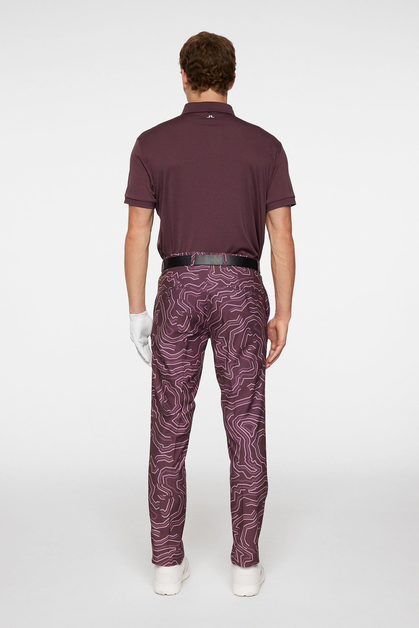 Ellott Print Pant in Topo Huckleberry L by J.Lindeberg