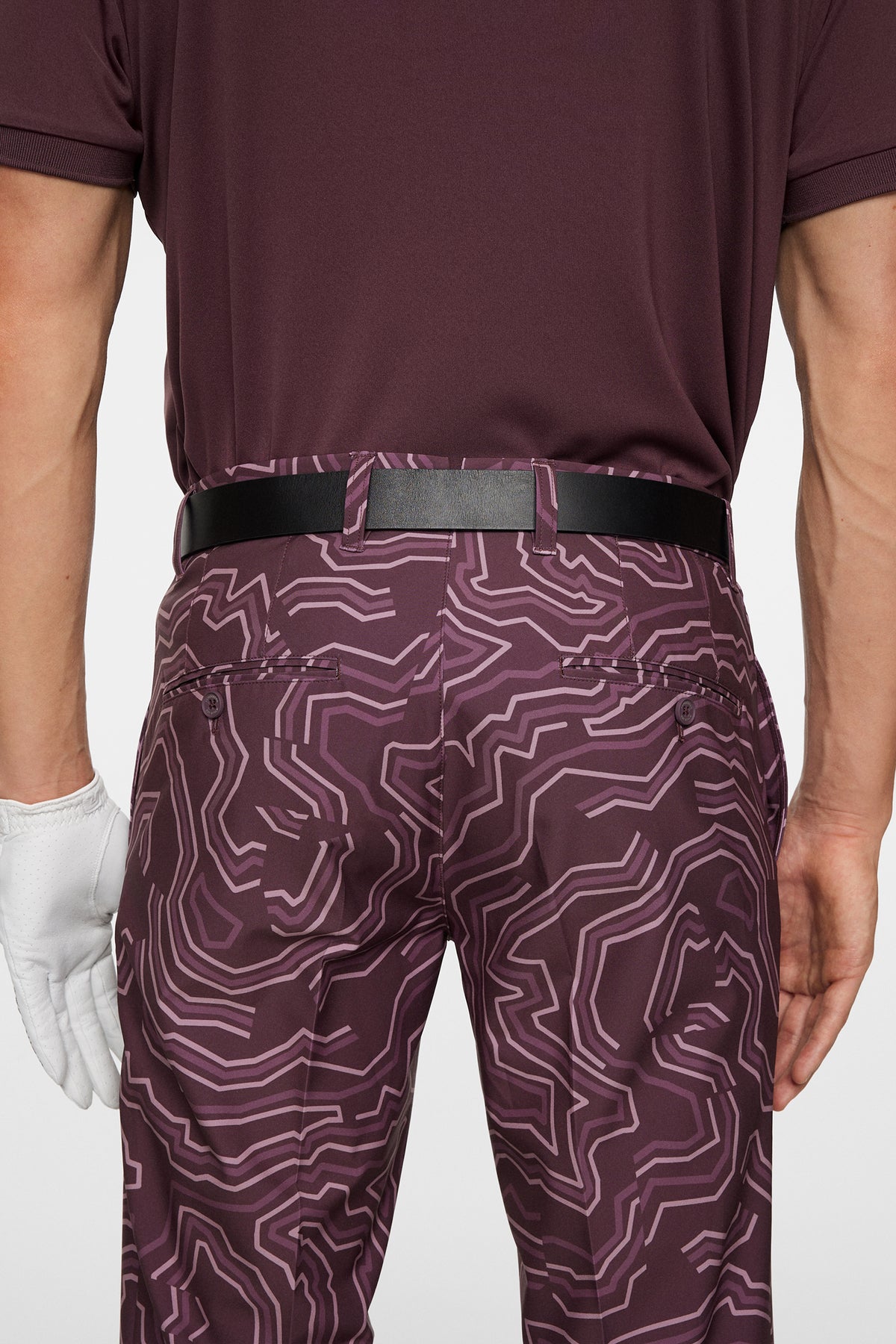 Ellott Print Pant in Topo Huckleberry L by J.Lindeberg