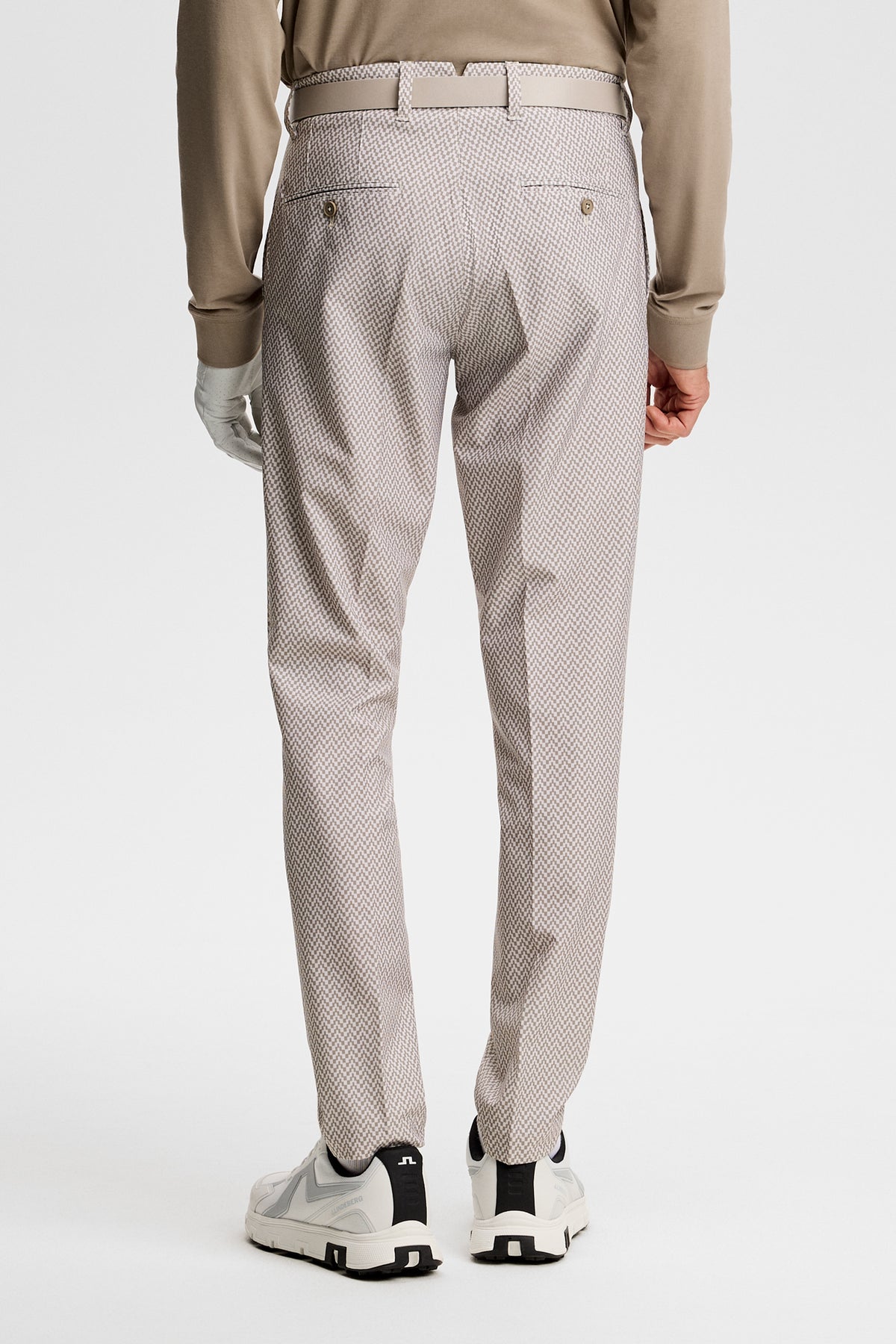 Ellott Print Pant in Bridge Stack Brindle S by J.Lindeberg