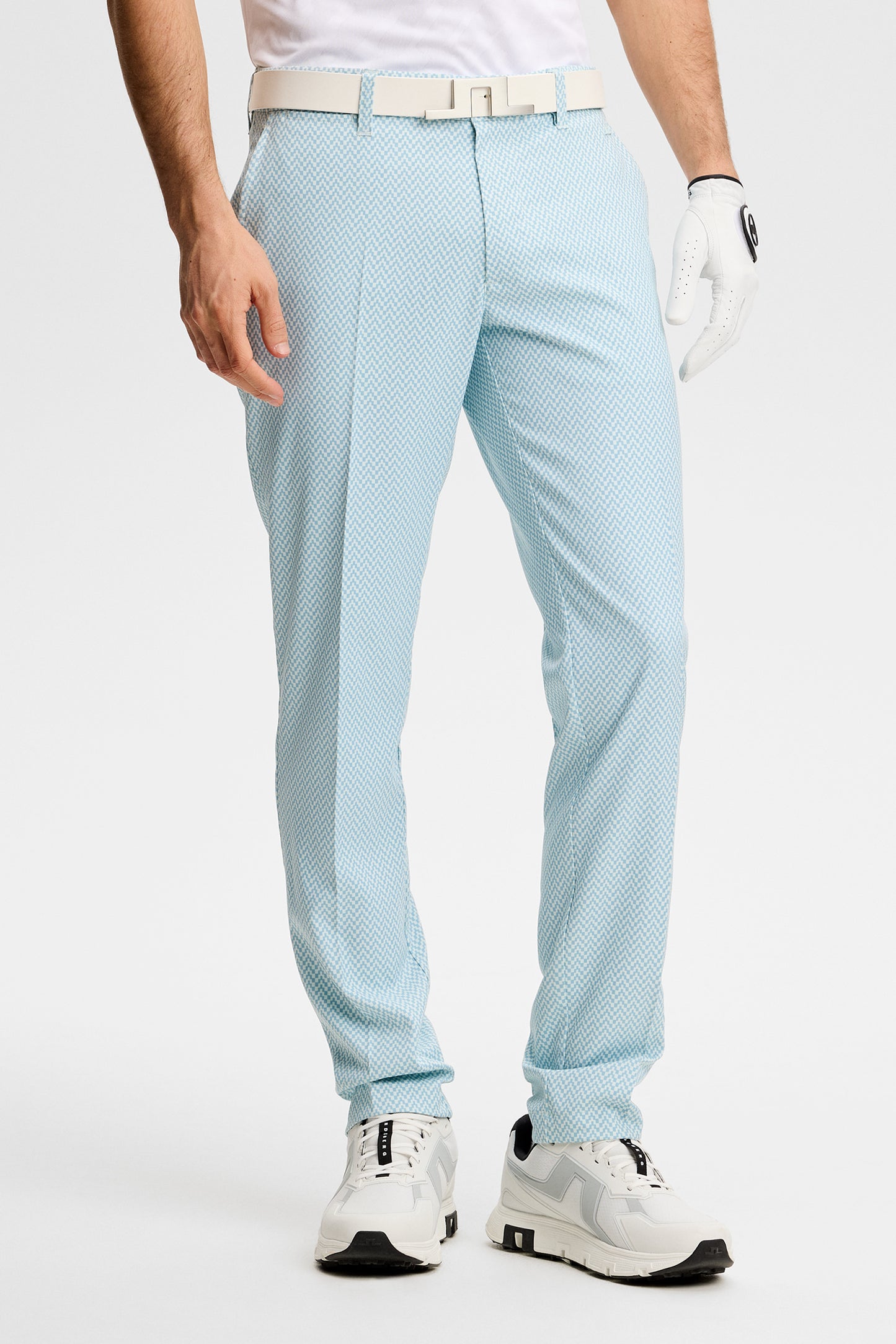 Ellott Print Pant in Bridge Stack Skylight S by J.Lindeberg