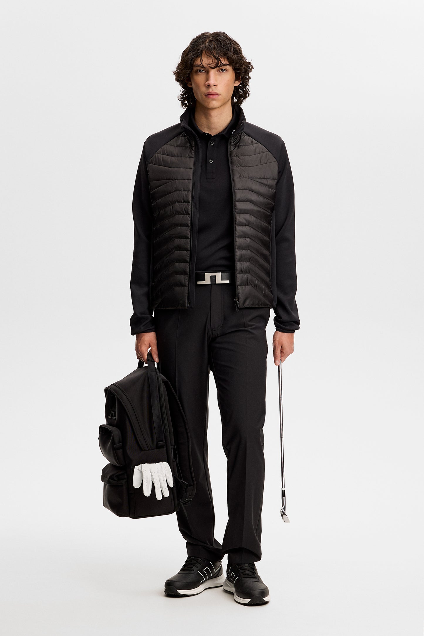 Mitch pant Micro High Stretch in Black by J.Lindeberg