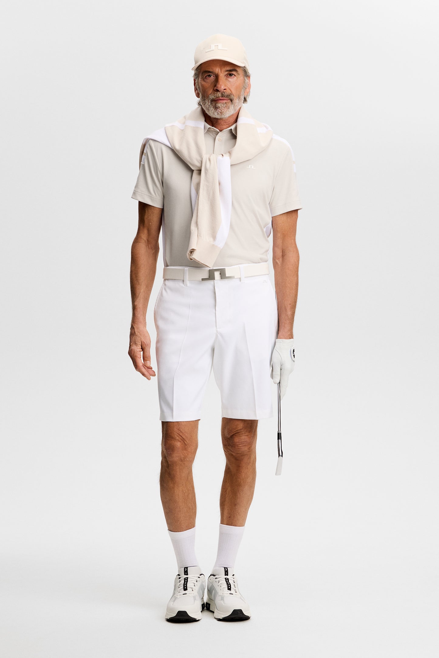 Eloy Shorts in White by J.Lindeberg