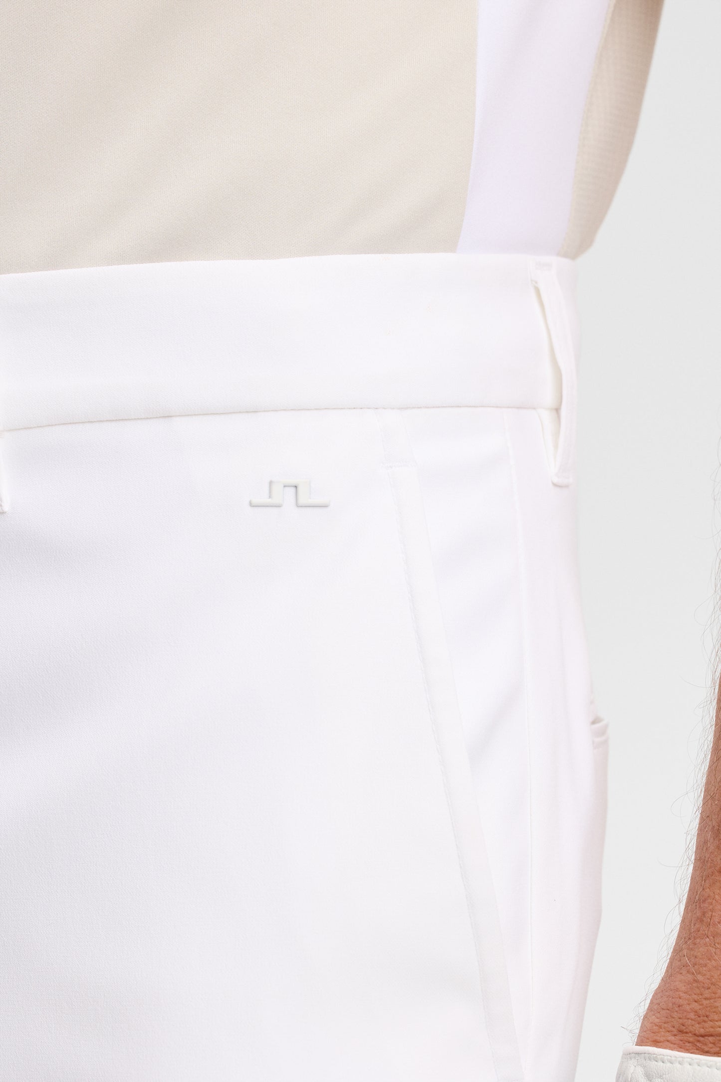Eloy Shorts in White by J.Lindeberg