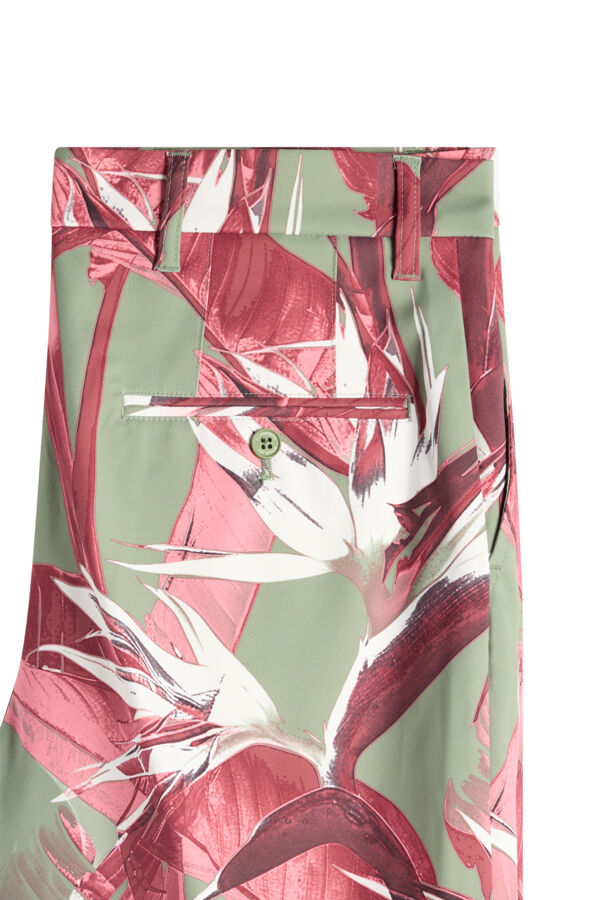 Eloy Print Shorts / Paradise Hedge Green M