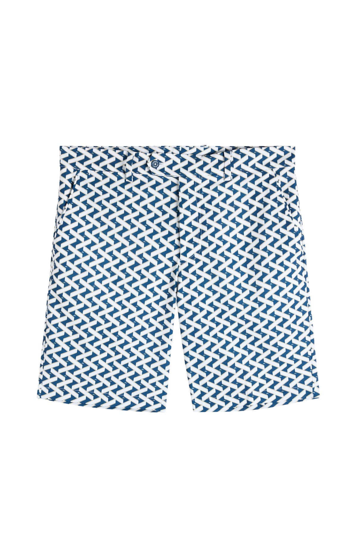 Vent Print Shorts in Ladder Estate White S by J.Lindeberg