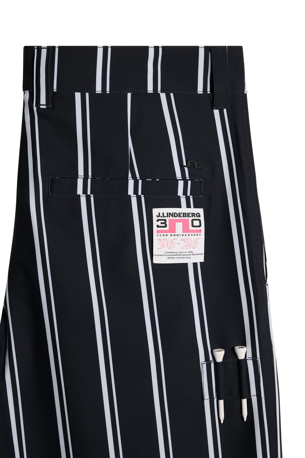 30Y Devyn Striped Golf Pant in 2-1 Stripe Print by J.Lindeberg
