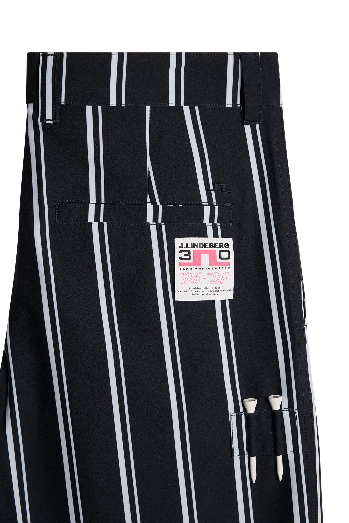 30Y Devyn Striped Golf Pant in 2-1 Stripe Print by J.Lindeberg