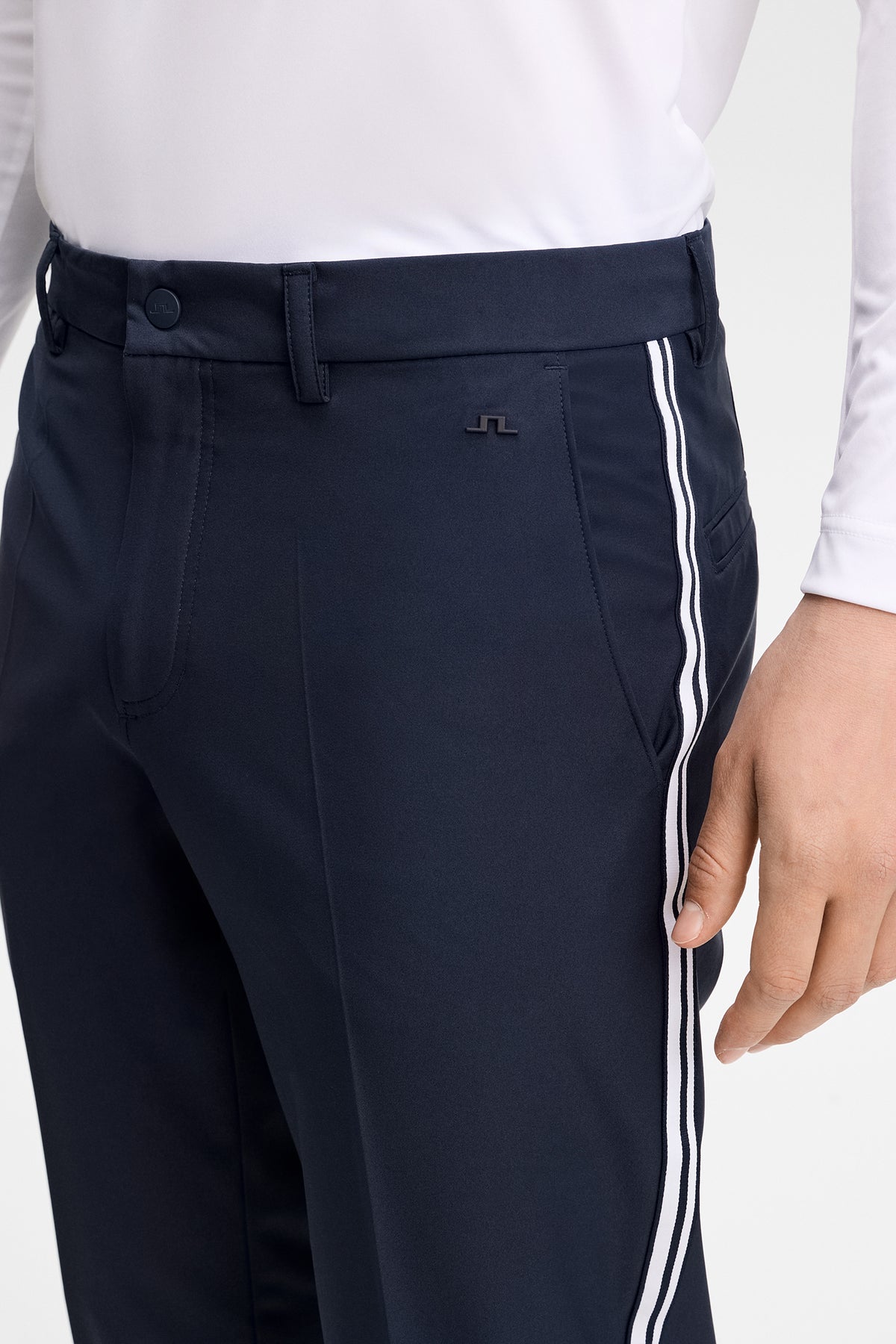 Mitch Stripe pant in JL Navy by J.Lindeberg