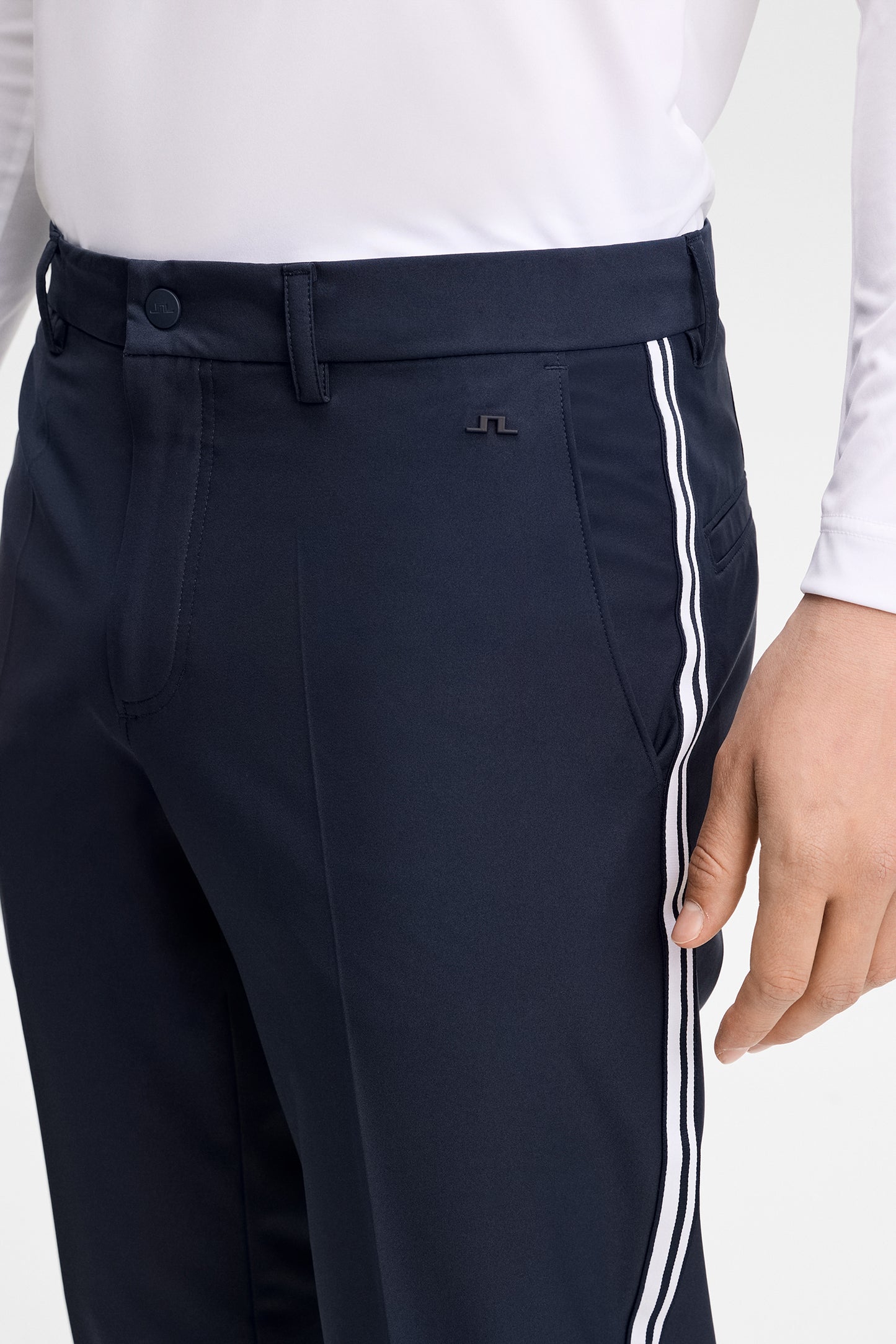 Mitch Stripe pant in JL Navy by J.Lindeberg