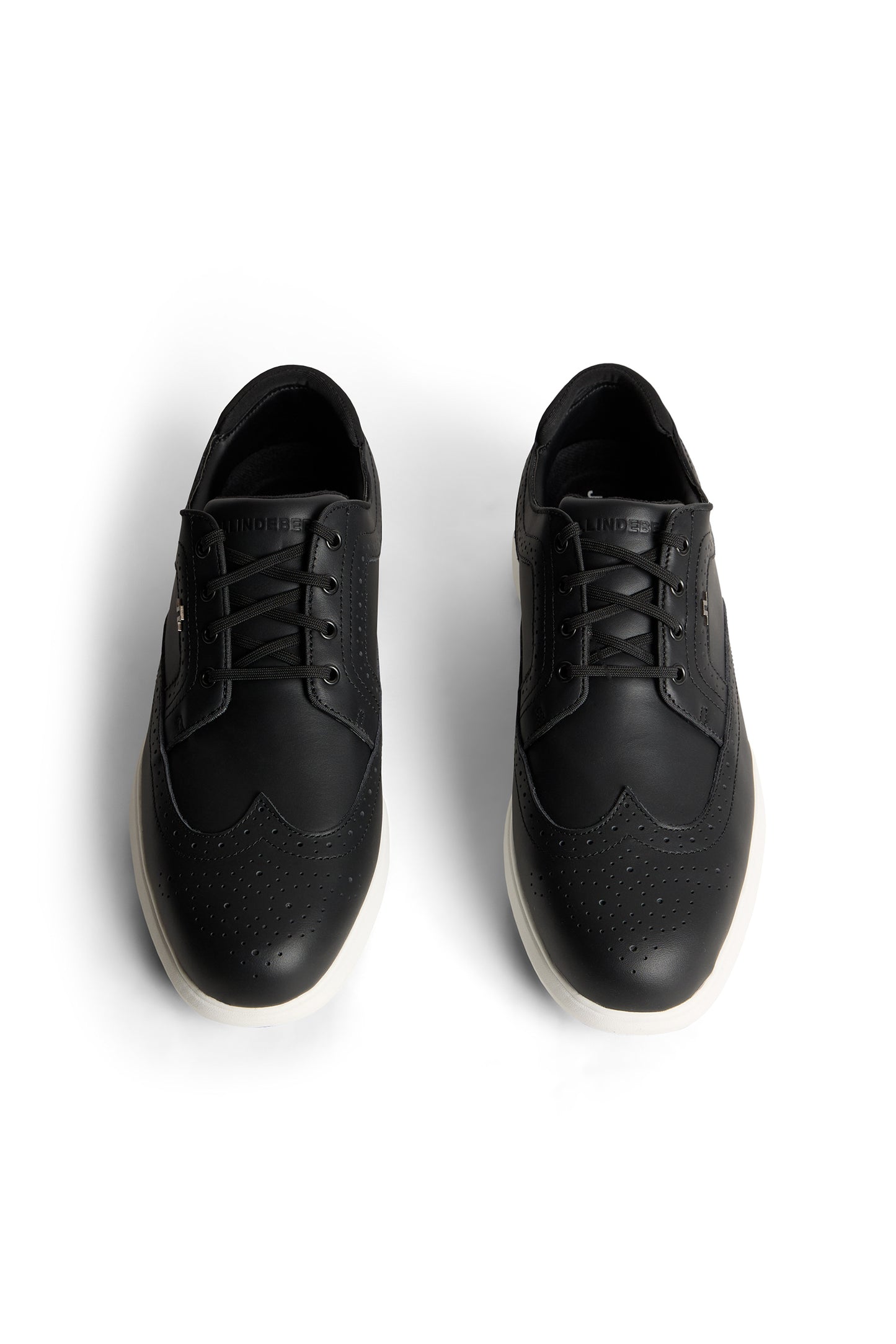 Fairway Brogue Golf Sneaker in Black by J.Lindeberg