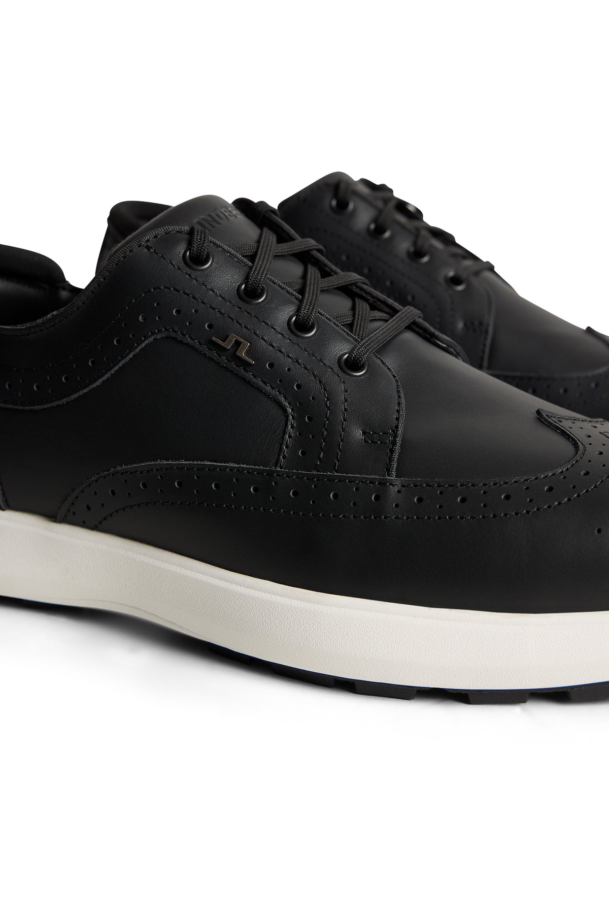 Fairway Brogue Golf Sneaker in Black by J.Lindeberg