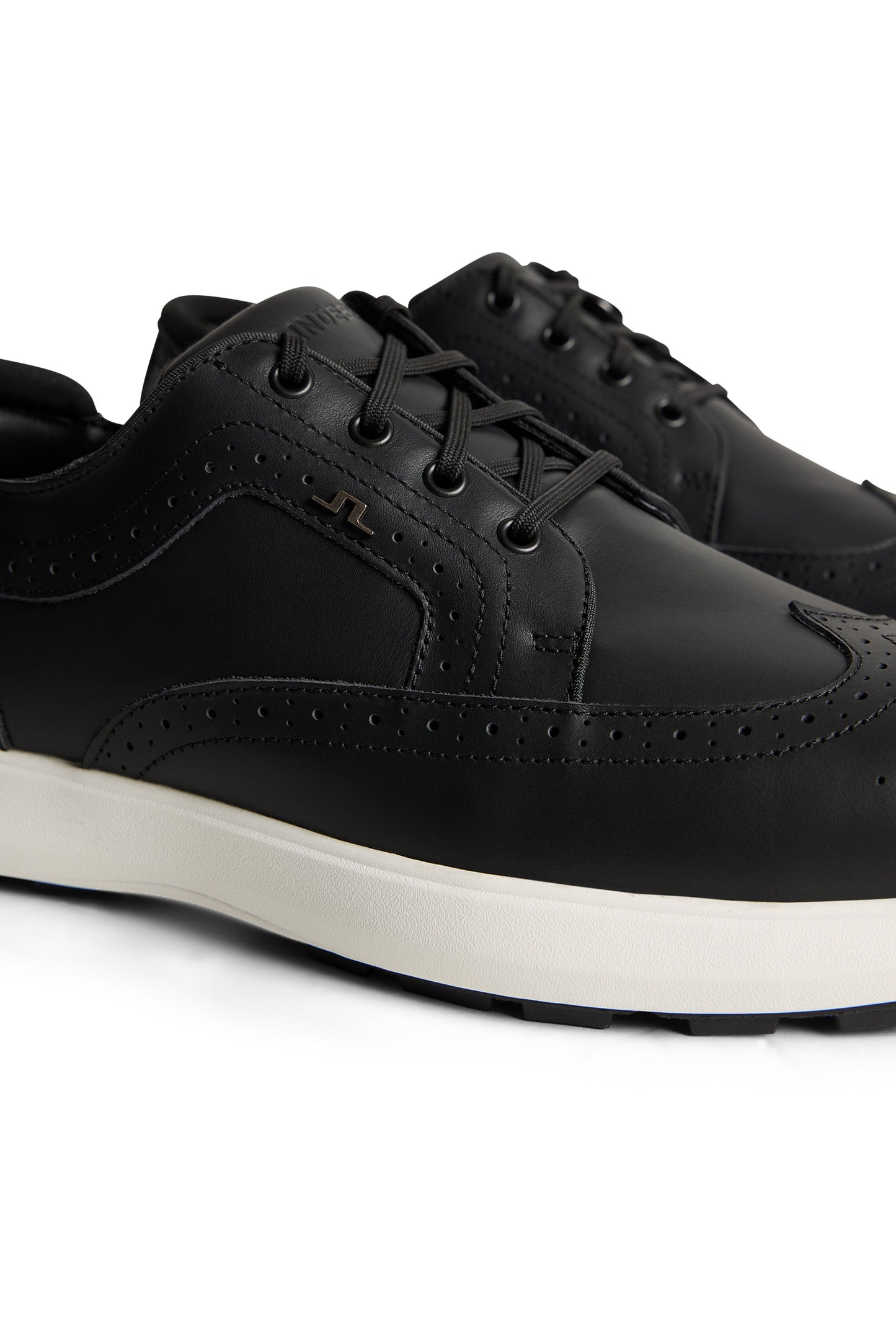 Fairway Brogue Golf Sneaker in Black by J.Lindeberg