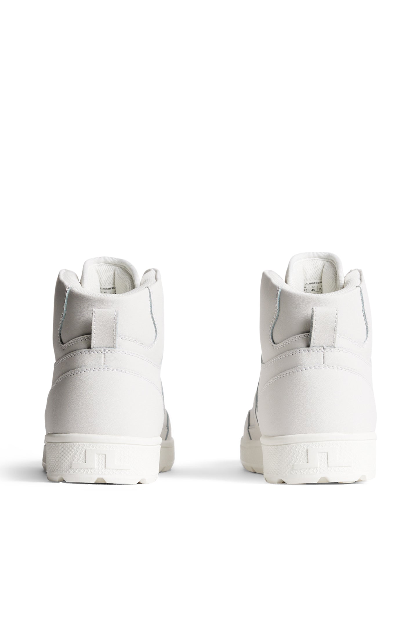 Ace High-Top Golf Sneaker in White by J.Lindeberg