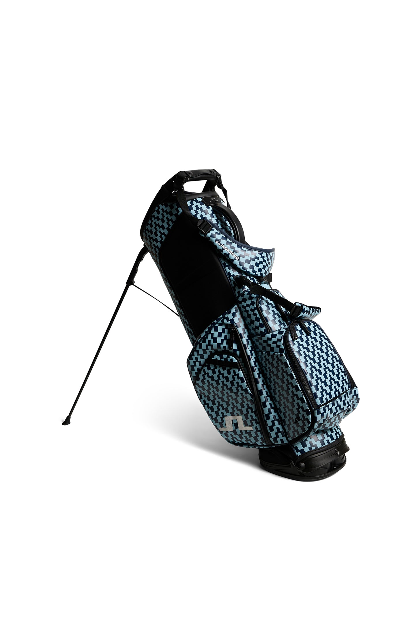 Play Stand Bag Printed in Bridge Stack Forget Navy M by J.Lindeberg