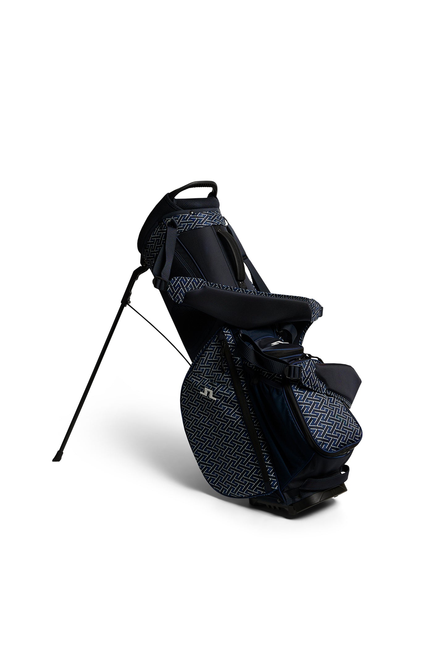 JL Flare Printed Golf Bag in Ladder Estate Navy S by J.Lindeberg