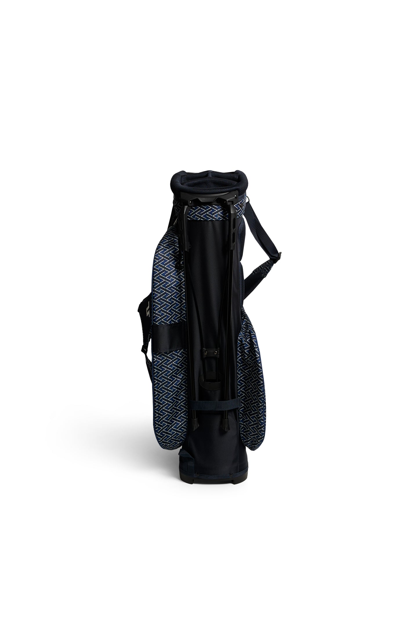 JL Flare Printed Golf Bag in Ladder Estate Navy S by J.Lindeberg