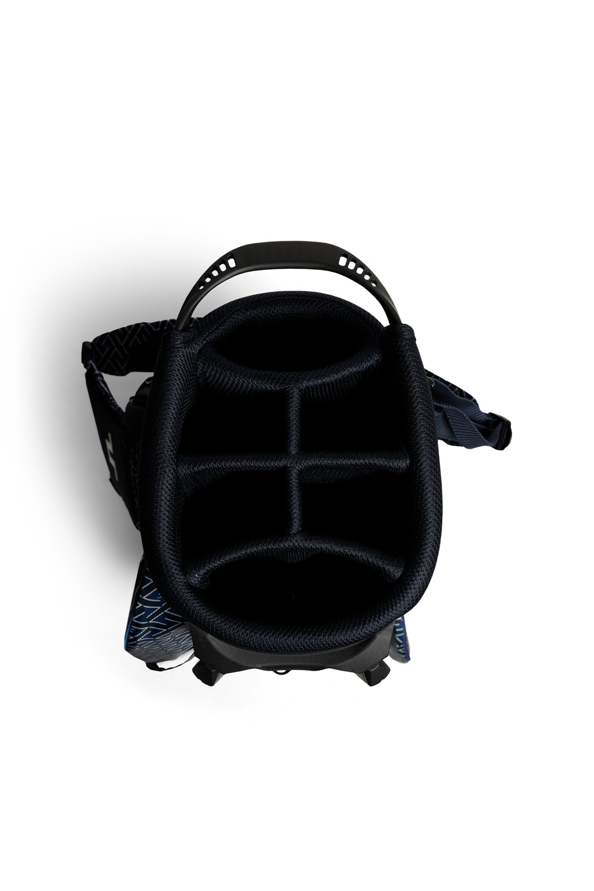 JL Flare Printed Golf Bag in Ladder Estate Navy S by J.Lindeberg