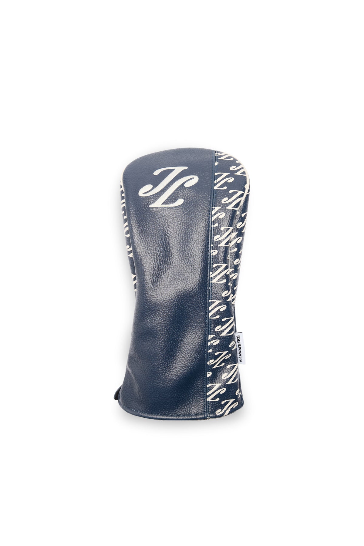 JL Driver Club Headcover Print in Cardi Ligature Navy M by J.Lindeberg