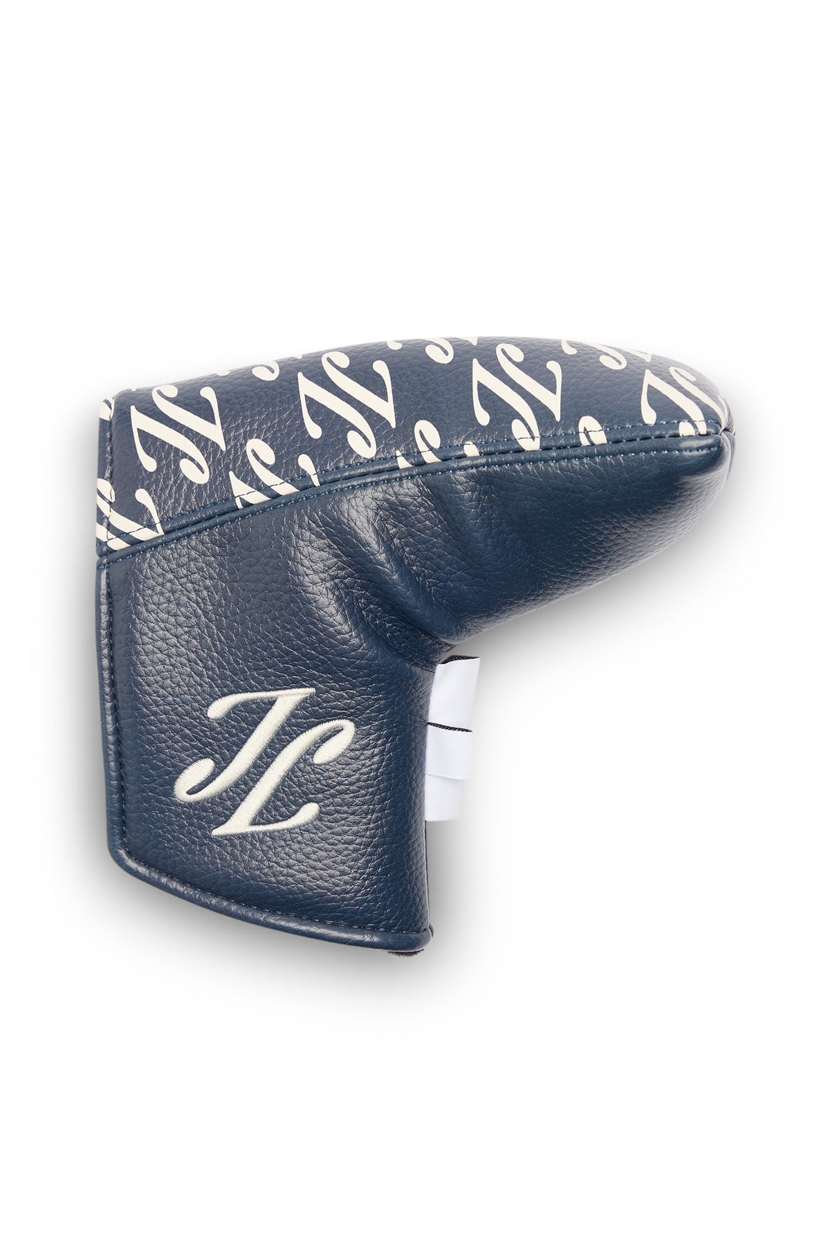 Blade Putter Cover Print in Cardi Ligature Navy M by J.Lindeberg