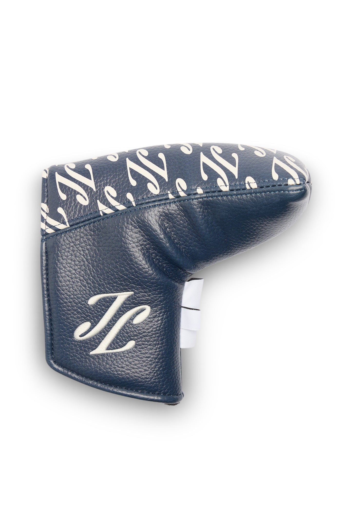 Blade Putter Cover Print in Cardi Ligature Navy M by J.Lindeberg